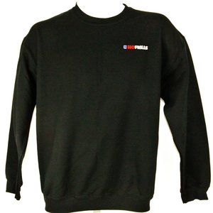 NO FRILLS Grocery Store Employee Uniform Black Sweatshirt Shirt Size L NWT